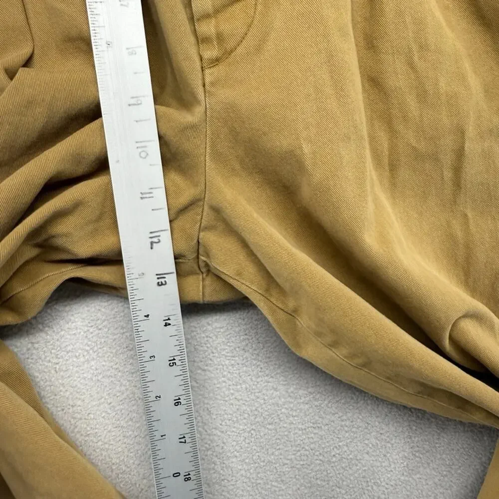 Vintage J Crew Pants men's 34 Fits 31x29 Brown Baggy Fatigue USA Made Trousers